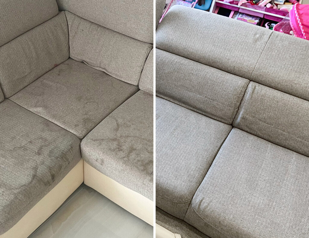 Vízfoltos kanapé tisztítás Debrecen - DeTiszta